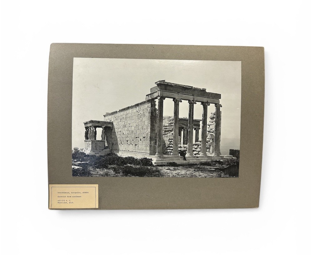 Erechtheion Athens Acropolis Photograph Print From University Of Michigan