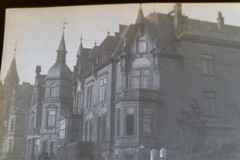 Great old negative – buildings unknown to me – location 1900-1920