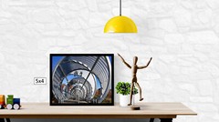 Arganzuela Footbridge Inside, High Resolution Image, Many Formats, TV Art