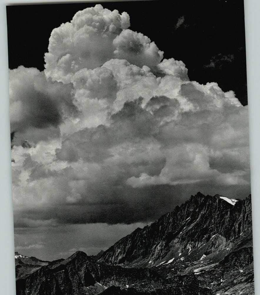1933 1963 Ansel Adams Thundercloud North Palisade Kings Canyon Art Photo 11X14