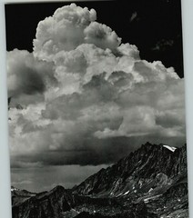 1933 1963 Ansel Adams Thundercloud North Palisade Kings Canyon Art Photo 11X14