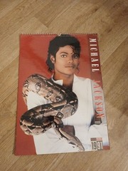 1991 Michael Jackson Official Dangerous Era Rare Collectible Wall Calendar