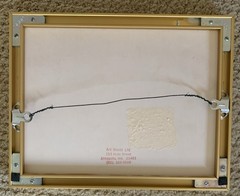 Original Photo Pink Orchid Signed & Framed Estate 1981
