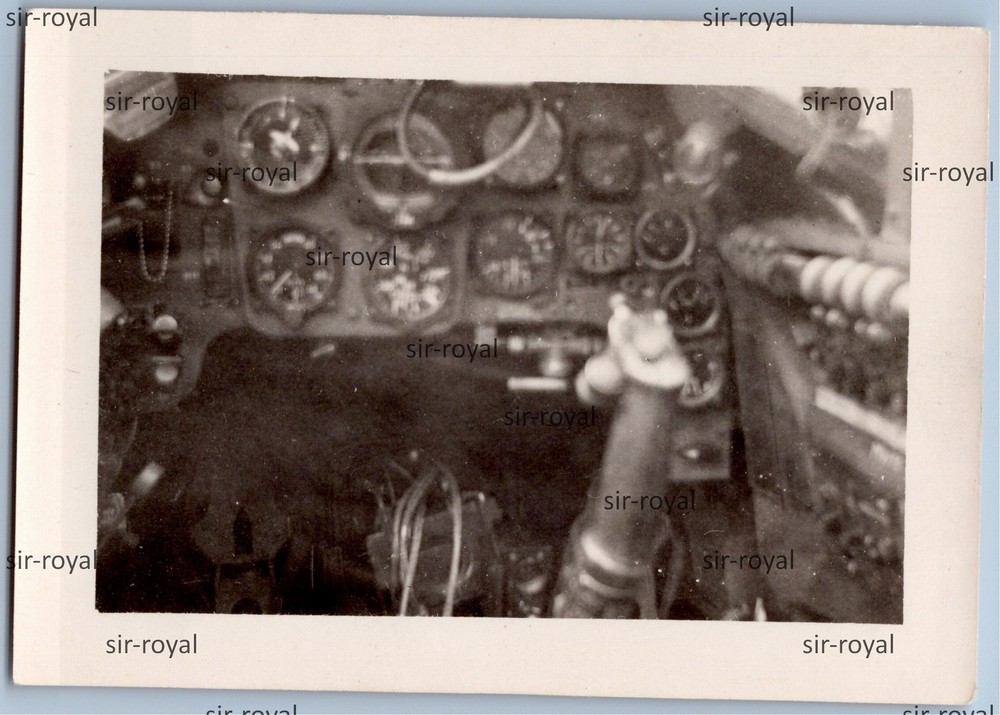 Aircraft Cockpit Fittings Joystick Technology – Photo 9x6cm
