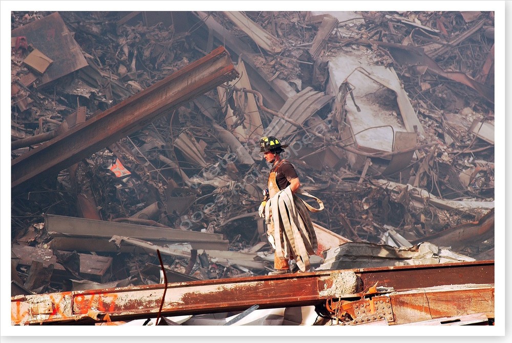 Search For Life 9/11 World Trade Center Sept 11th Silver Halide Photo