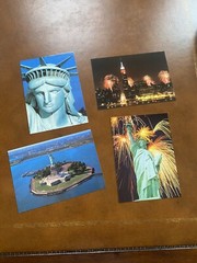 New York Statue of Liberty 12 Laser Prints Post Cards Excellent Condition