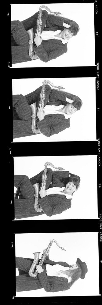 1 roll 15 negatives black & white medium format Kodak TMAX film sexy pin up