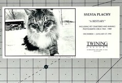 SYLVIA PLACHY (b. 1943) Art Announcement Card 1990 – A Bestiary