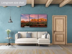 Sedona Arizona Red Rock Crossing Photography Wall Art Home Decor