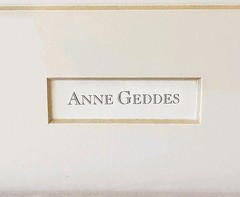 Anne Geddes Butterfly Babies Photograph Framed Matted 12″x15″ Nursery Decor