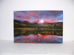 Moutain River Lake Sunrise Tree Wall Art On Metal Hanging Hawaii Nicholas Jensen