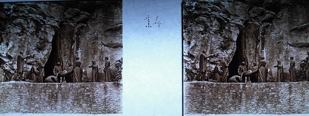 Photography c1920 Path Cross of Espelugue Setting to The Sepulchre Towards 1920