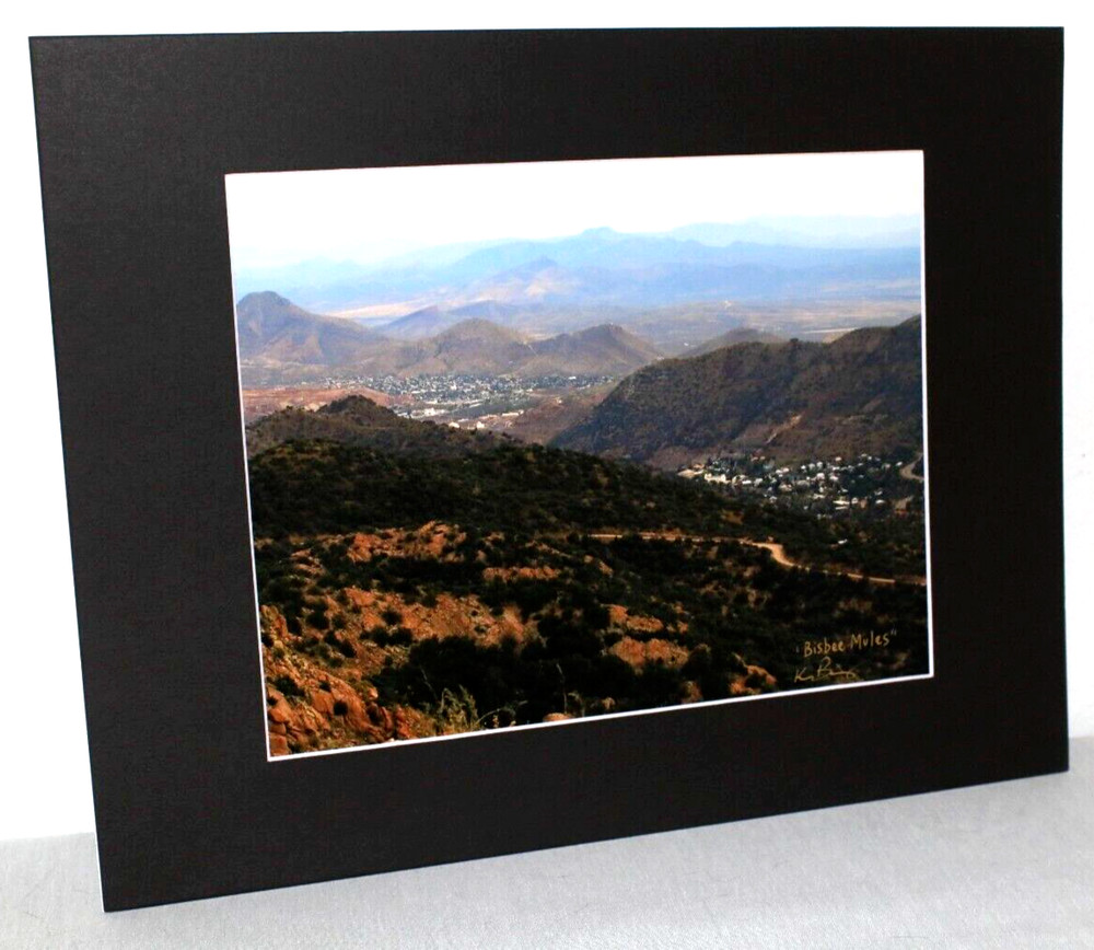 Bisbee, Arizona Landscape Photo 8″ x 10″ in 11″ x 14″ Matte Signed by Kim Barry