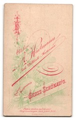 Photograph A. Hartmann, Gross-Schönau i. S., portrait cute toddler in w