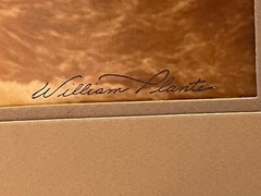 WILLIAM PLANTE – 1976 «WILDERNESS CREEK» VINTAGE SIGNED SEPIA PHOTOGRAPH