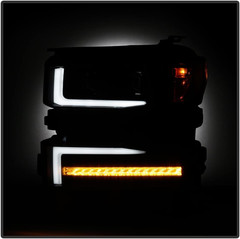 – for [Halogen Model] 2019-2021 Chevy Silverado 1500 Black LED Tube Sequential S