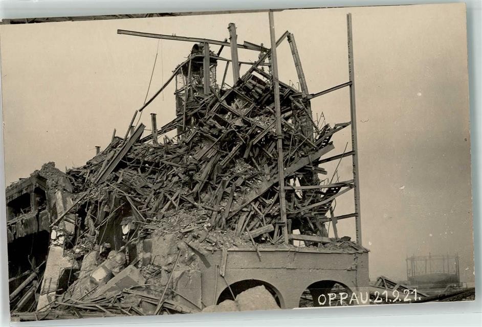 13269950 – 6700 Oppau Explosion 1921 Destroyed Factory Site