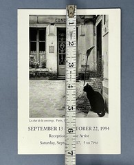 Janine Niépce (1921-2007) Art Show Announcement Card 1994 Witkin Gallery