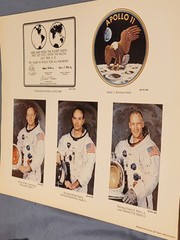 Collectible NASA Print Of Apollo 11 Moon Landing 1969. 11” X 14”.