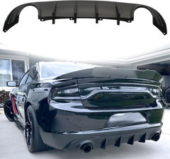 Rear Diffuser Compatible with 2015-2023 Dodge Charger Base & SXT Bumper GT Style