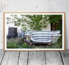 Vintage Clawfoot Tub Couch Bath Bathroom Art Photography Print
