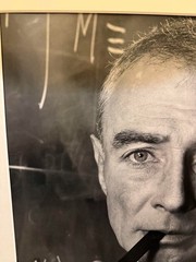 PHILIPPE HALSMAN “Dr. J. Robert Oppenheimer” 1958 Signature Portrait Print Rare