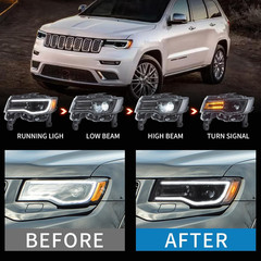 VLAND LED Headlights for Jeep Grand Cherokee WK2 2014-2021 4Th Gen (Fourth Gener