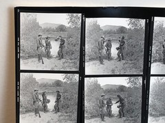 NEWLY FOUND! Hendrickson PHOTO Contact Sheet Proof & Negatives RESTING SOLDIERS