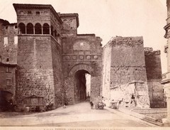 Fratelli Alinari Perugia Porta Etrusca Albumin Photo c. 1870 Italy Architecture