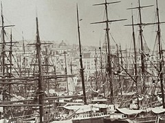 2 Album Photo Giacomo Brogi Circa 1870 Port Naples Napoli Italy 25x19cm (11+12)