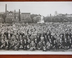 United Mine Workers UNION Photograph JOHN L. LEWIS UMWA Vtg 40s Panoramic View