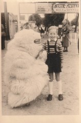 Photo Pretty Boy with Polar Bear Costume Humanized Snapshot-9
