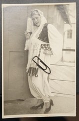 Photo Portrait Young Woman Model Actor Theatre Costume Fancy Dress Cinema Picture