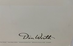 GEORGIA O’ KEEFFE Abiquiu New Mexico Don Worth Reproduction Lithograph Signed