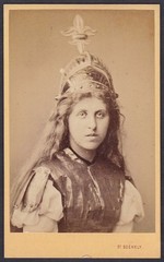Olga Lewinsky Actress Vienna Theater Graz Portrait CDV Photo 1870