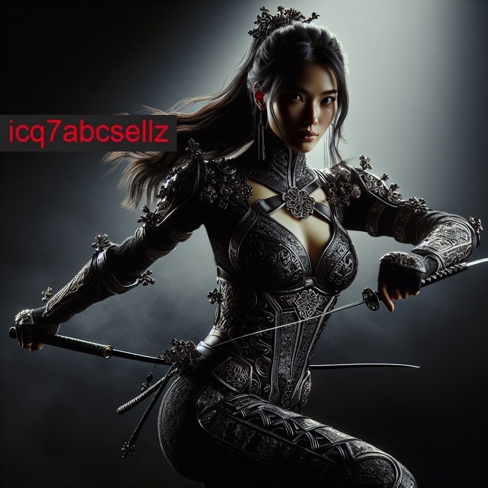 Digital Image – Wallpaper Background Art -Japanese Leathered Warrior