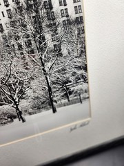 Vintage «Plaza» Hotel New York City Winter Photograph. Signed