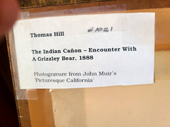 Thomas Hill «THE INDIAN CANON-ENCOUNTER WITH A GRIZZLY BEAR»