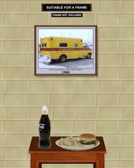 1980 La Habra Fire Dept. Paramedic Unit 31 New 8×10 Unframed Photo VFRPBT_0018