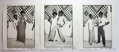 Malick Sidebé (1936-2016) – 3 x Portraits from Soirée «dance party» – 1976
