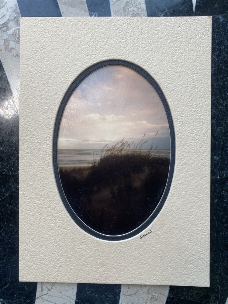 Gamow Beach Photography Wall Art Nature Ocean Sea Sky Seascape Signed Matted 7×5