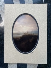 Gamow Beach Photography Wall Art Nature Ocean Sea Sky Seascape Signed Matted 7×5