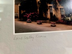 Signed John Galbo Photograph «Renaissance» «France-Loire Valley» Framed 11×13