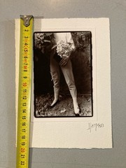 Original Photo Herge Hergo Jean Dieuzaide Greeting Card Photograph 1980