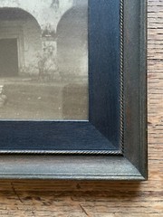 VTG Wood Framed Photo Mission San Juan Capistrano’s Classic Colonnade