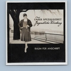 Werbung Reklame DDR – MODE Jugendliche Kleidung – Altes Foto 1950er 1960er