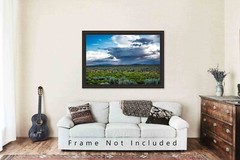 Storm Photography Print: Taos New Mexico Sagebrush Landscape Stormy Desert Photo