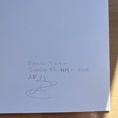 Frail Trail — Signed Archival Photograph, Santa Fe NM (2016), 11×14
