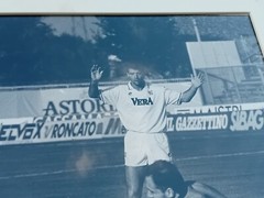 Photograph Lalas Alexi Padova Milan ’94 Giovanni Umicini Autograph Maniero Rossi