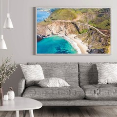 Big Sur Wall Art Print, Bixby Bridge Photography, Highway 1 California, Hwy One